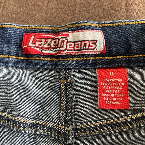Laser Jeans Y2K Juniors Bootcut Jeans - Picture 3 of 4